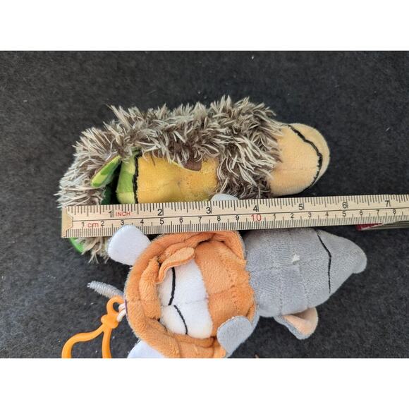 2 FLIP-A-ZOO PLUSH 5.5" THEODORE TIGER & EMMA ELEPHANT Gildy Tiger & Toby Turtle - Picture 7 of 7